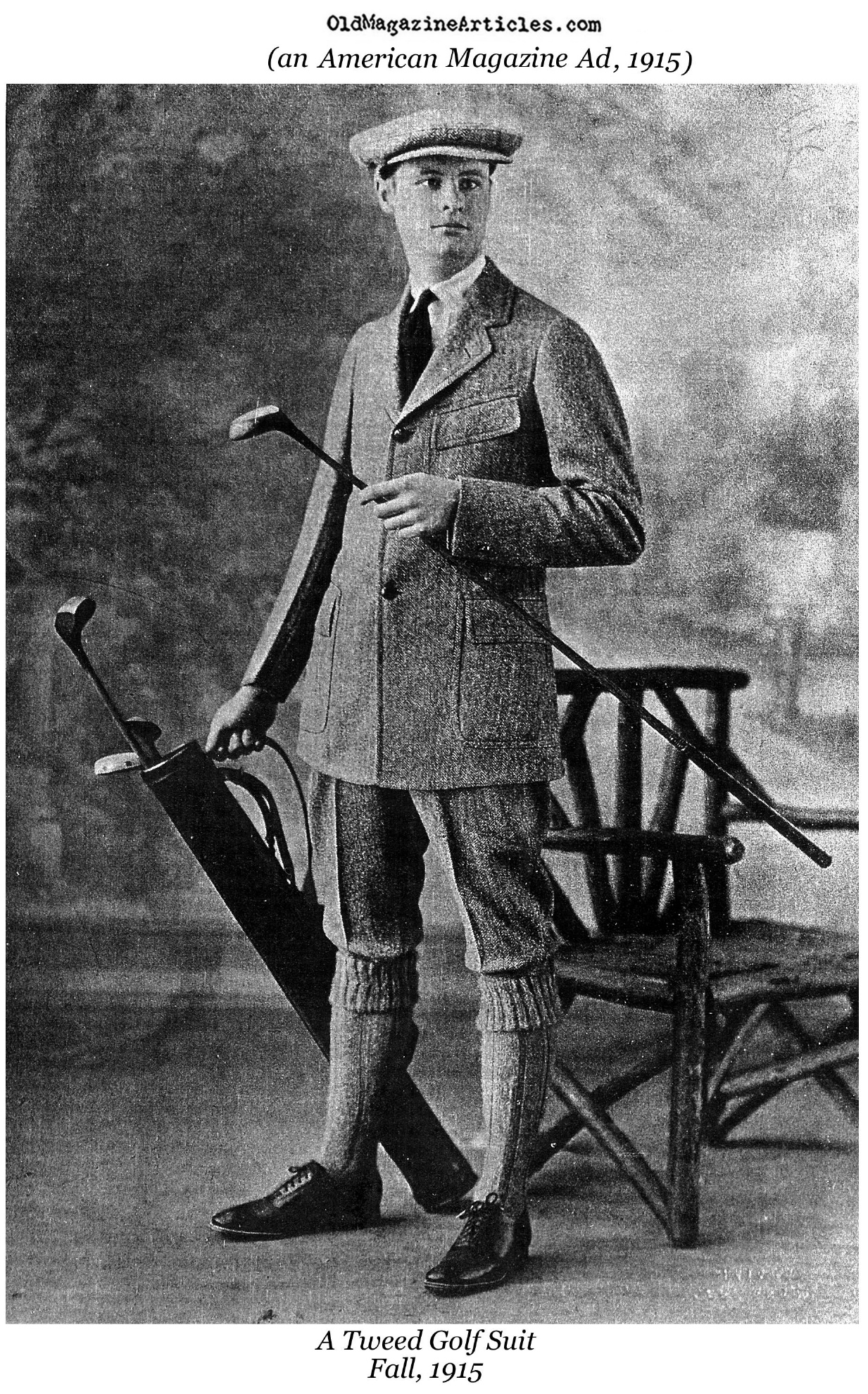 A Look for the Autumn Golfer  (Magazine Ad, 1915)